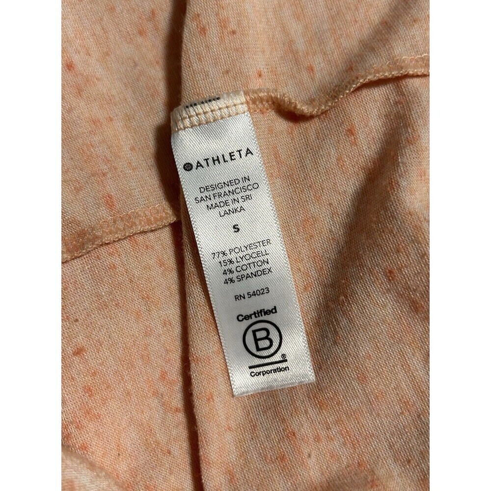 ATHLETA Peach Racerback Tank Small - Picture 6 of 7